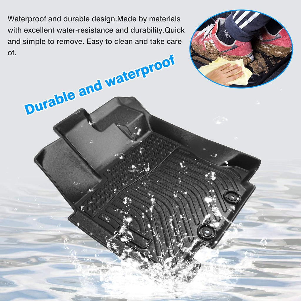 All Weather Floor Mat 2 Row Liner Set TPO Z994