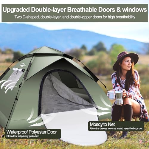 2-3 Person Instant Pop Up Camping Tent C37959