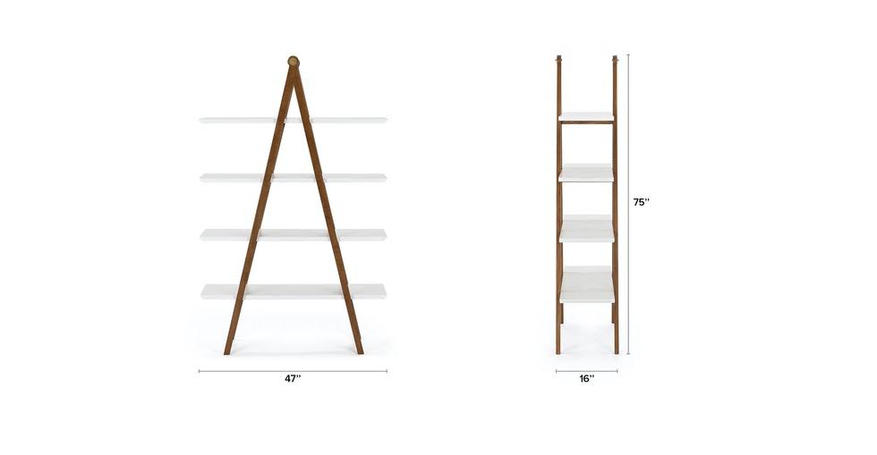 Solid Wood A-Frame Shelf L915324