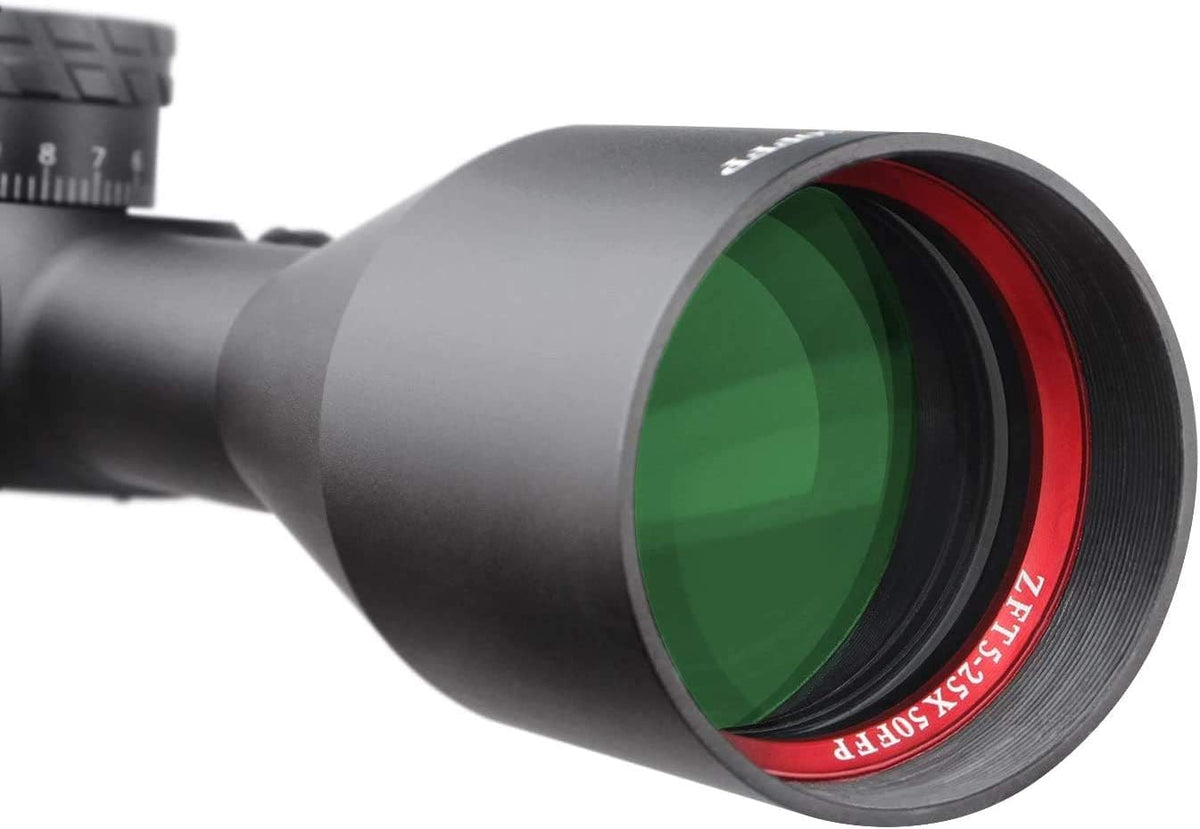 5-25x50 FFP First Focal Plane Scope with Red/Green Illuminated Reticle O2850