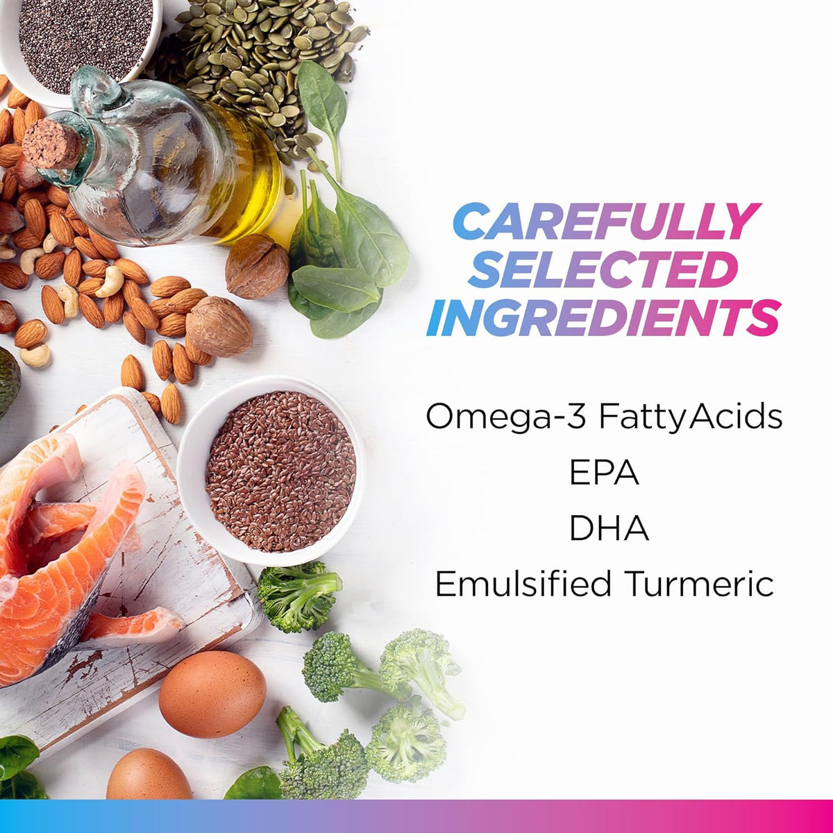 Omega 3 6 9 Plus Turmeric Curcumin Supplement 60 Softgels U44861