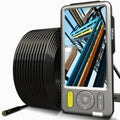 50FT Dual-Lens Industrial Endoscope 5'' IPS Screen Waterproof with Light T128650