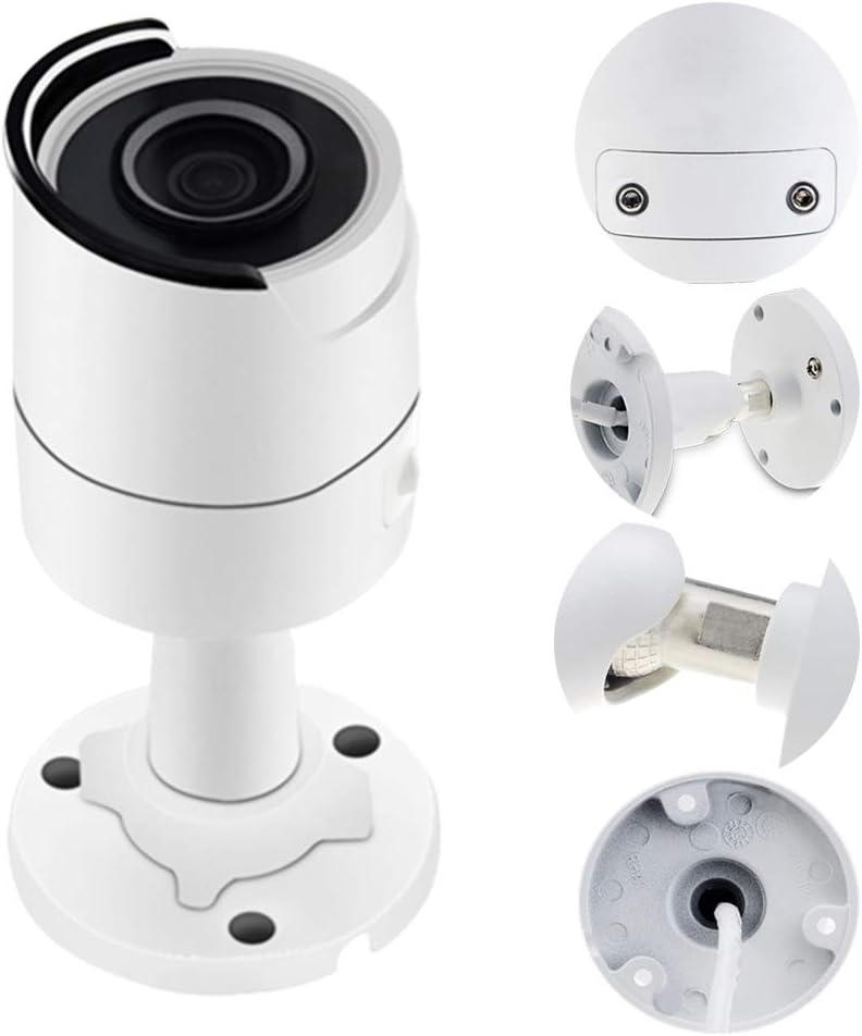 8MP 4K Bullet PoE IP Camera Outdoor 4mm 3840×2160 98ft Night Vision IP67 SD Card Slot K88434
