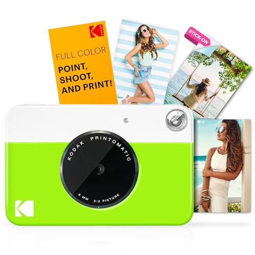 Full-Color Instant Print Digital Camera 5MP with Zink 2x3" Photo Paper H81399