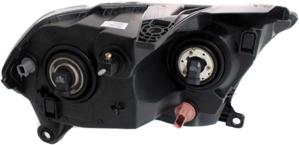 Headlight Assembly for Dodge Durango Passenger Side Black Housing D6221