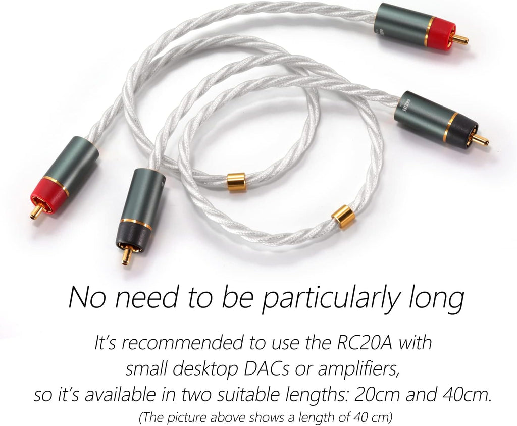 RCA Signal Cable with PCOCC Conductor (20CM) U31225