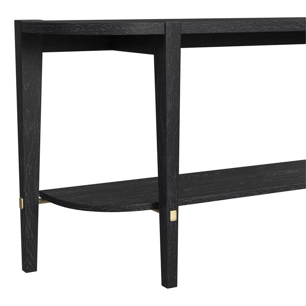 Black Wood Console Table P46219