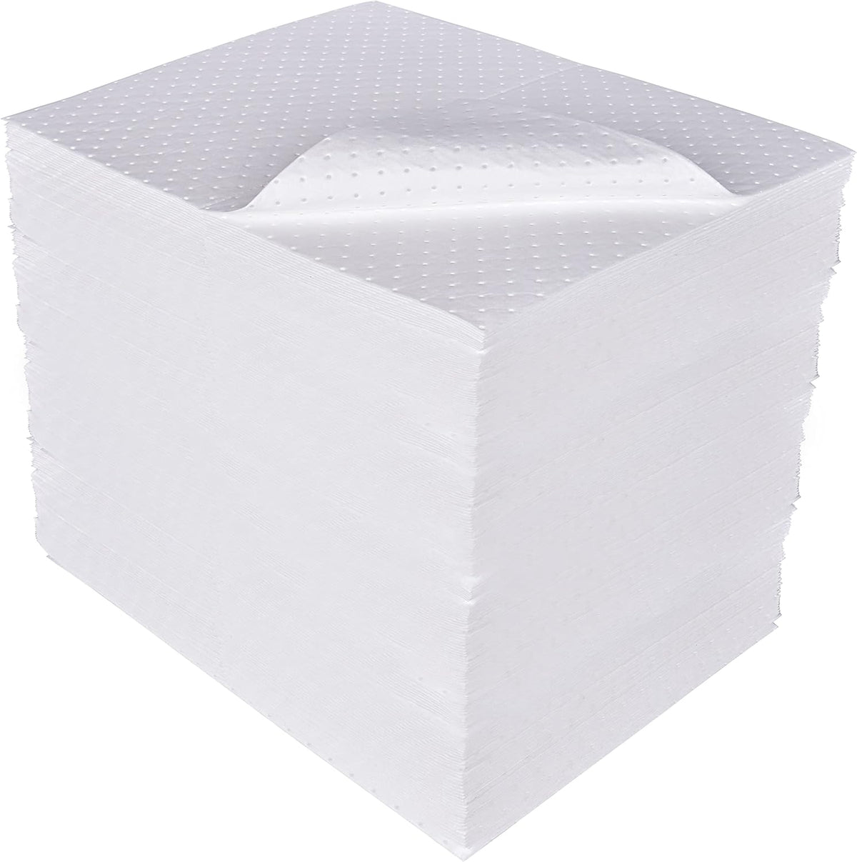 100 Piece Universal Absorbent Mat Pads, 20" x 15", Gray, Pack of 2 Z25186