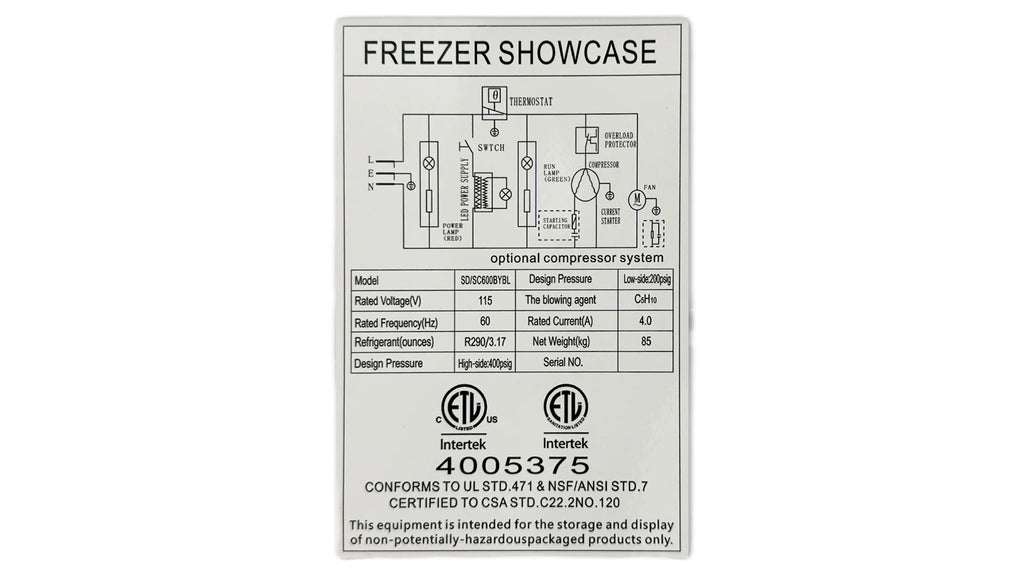 Commercial Ice Cream Gelato Freezer 14 Cu.Ft. G7791