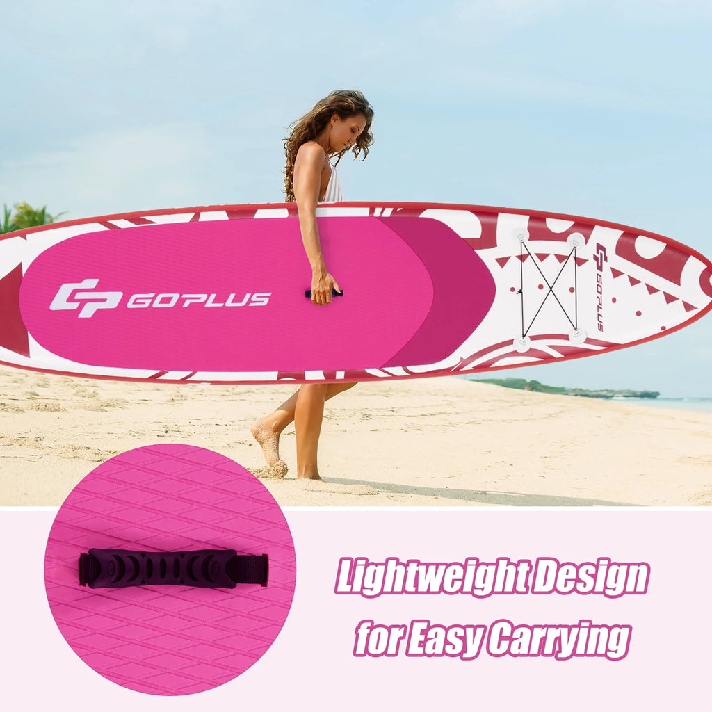 10.5' Inflatable Stand Up Paddle Board with Carry Bag O306082