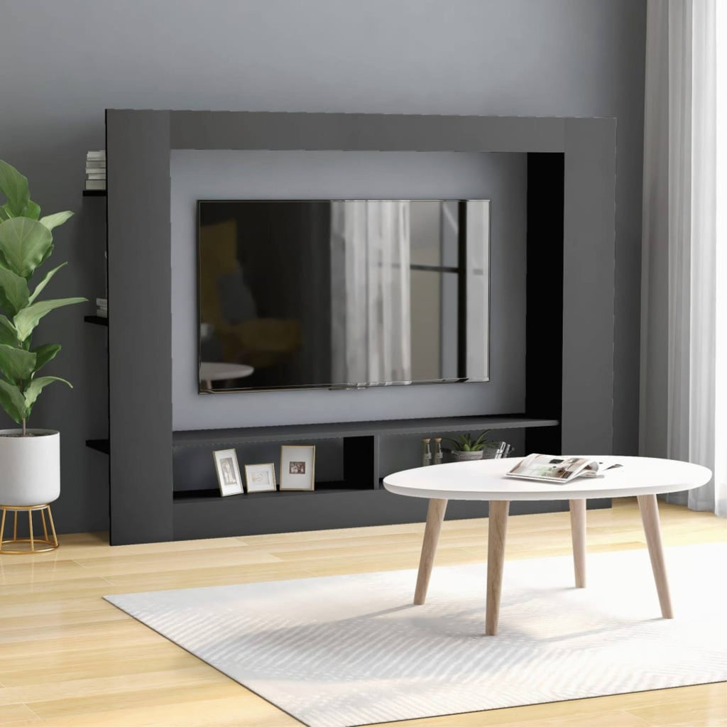 Gray TV Cabinet Chipboard O6269