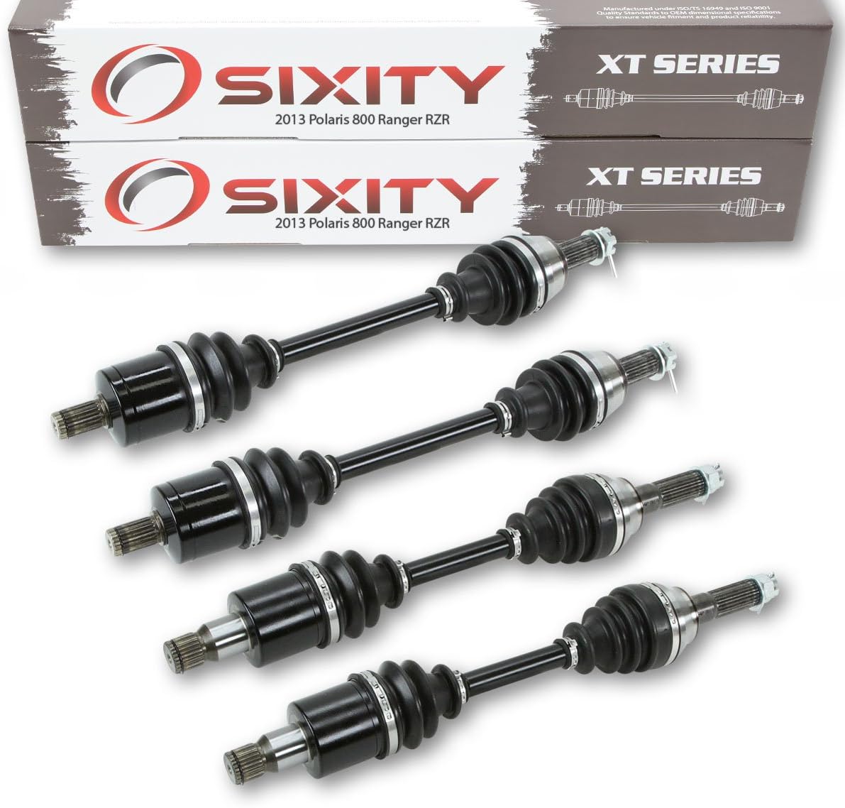 Front Rear Left Right Axles for Polaris 800 Ranger RZR 4X4 H8650