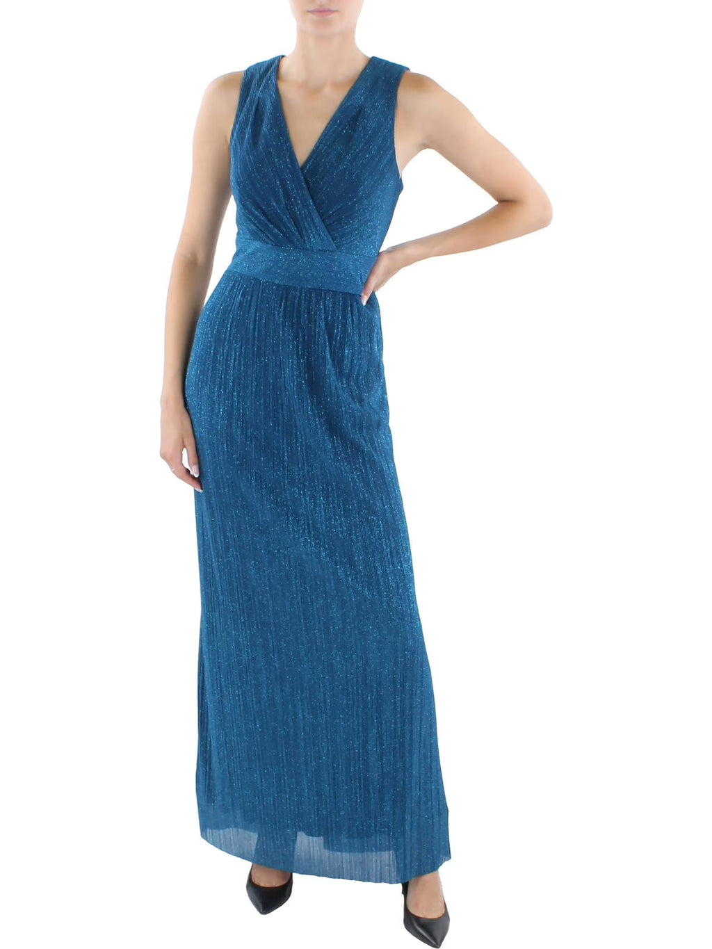 Chiffon Glitter Evening Dress O52520