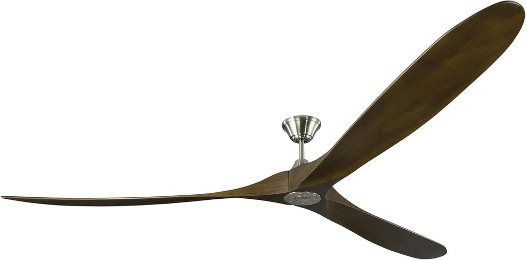 70'' Outdoor Ceiling Fan with Remote Control, Brushed Steel Z774