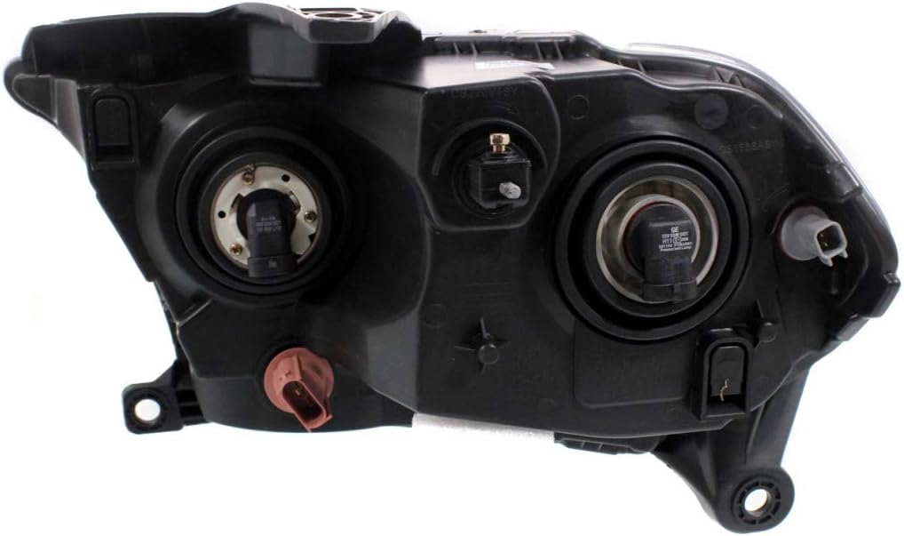 Headlight Assembly for Dodge Durango Passenger Side Black Housing D6221