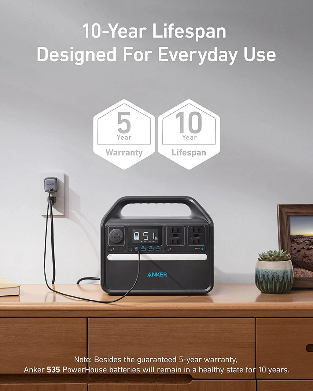 512Wh 160,000mAh LiFePO4 Solar Generator B500619
