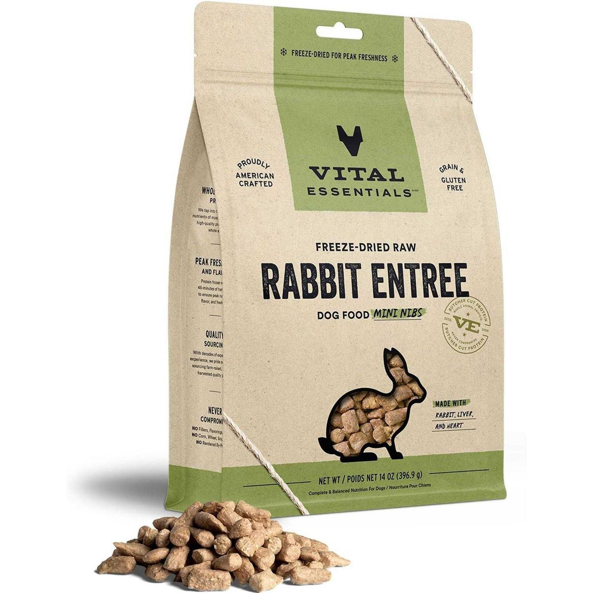 Freeze Dried Raw Rabbit Dog Food E7684