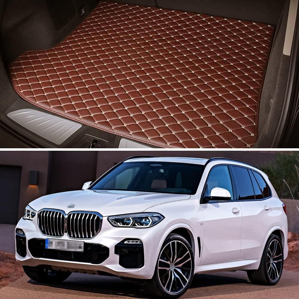 Black with Black line Car Trunk Mat Pack of 2 M590