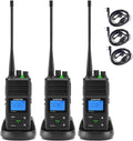 3 Packs UHF Two Way Radios Walkie Talkies J7461