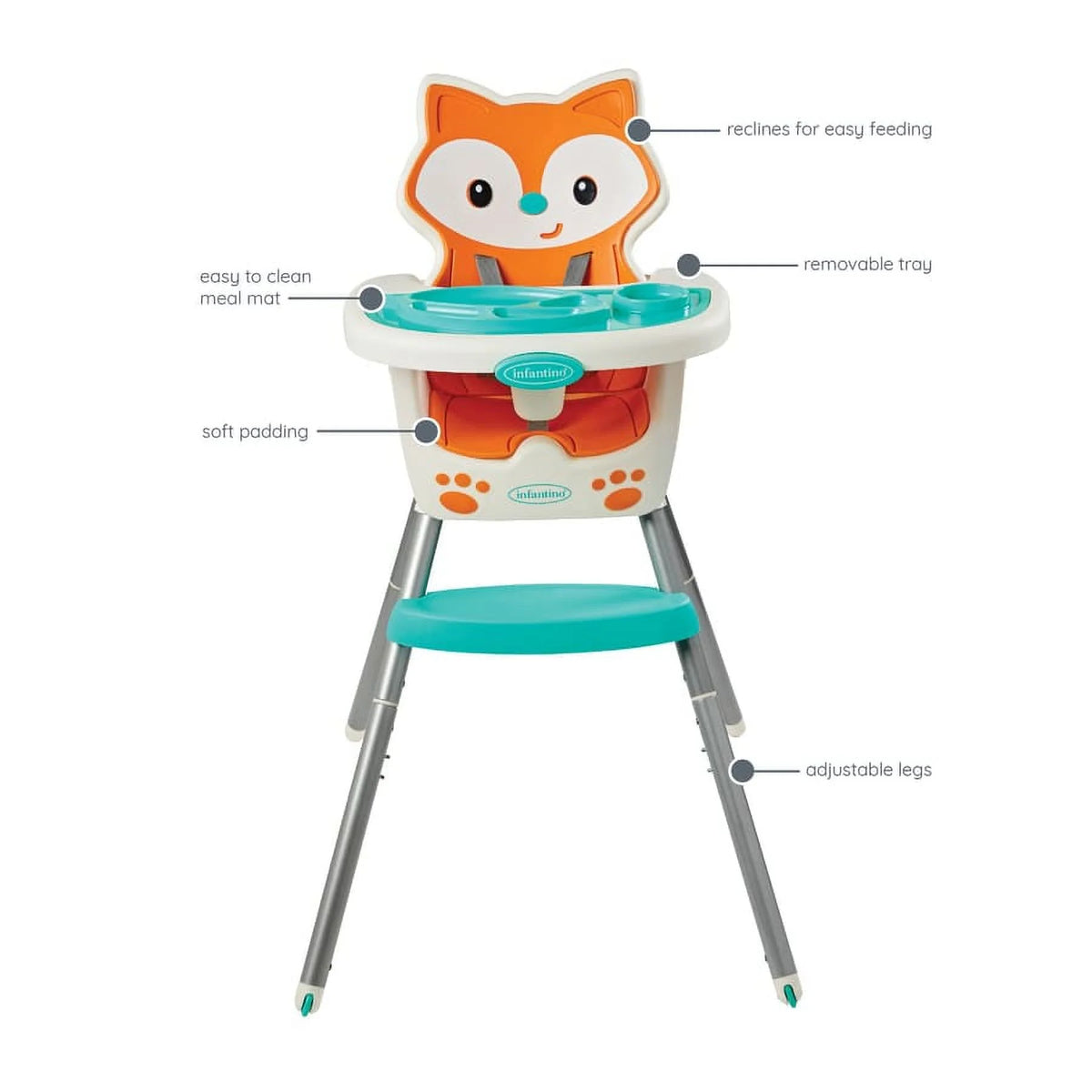 4-in-1 Convertible High Chair P6697