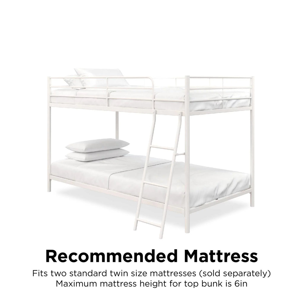 Black Twin-over-Twin Bunk Bed F930