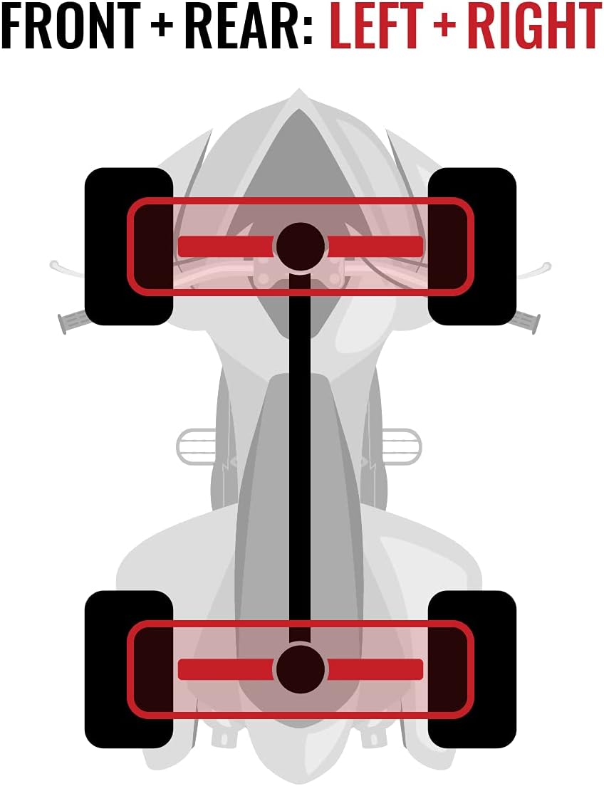 Front Rear Left Right Axles for Polaris 800 Ranger RZR 4X4 H8650