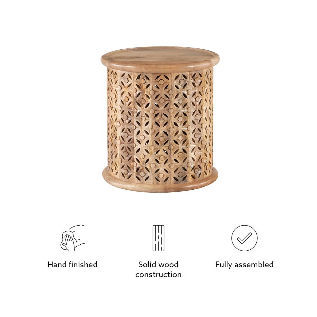 Mango Wood Side Table Z33677