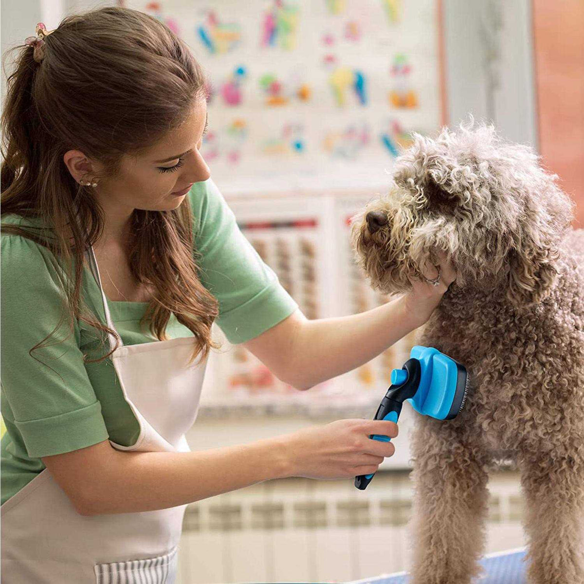 Dog Self Cleaning Slicker Brush K951558