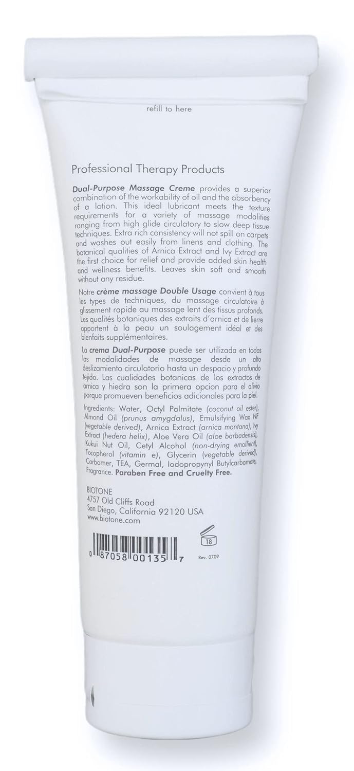 Dual-Purpose Massage Crème with Arnica and Ivy Extracts, Pack of 2 L636867
