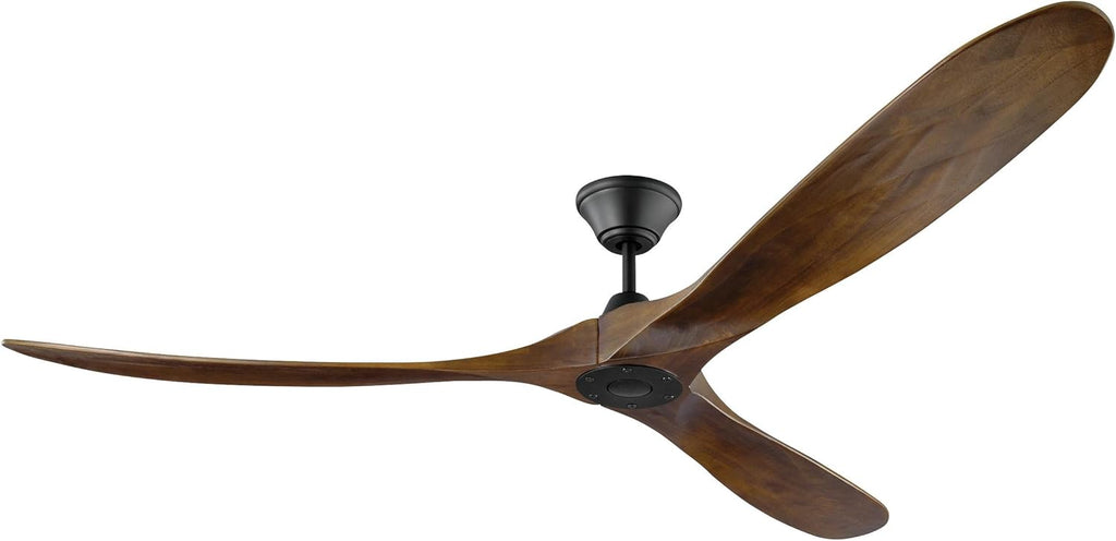 70'' Outdoor Ceiling Fan with Remote Control, Brushed Steel Z774