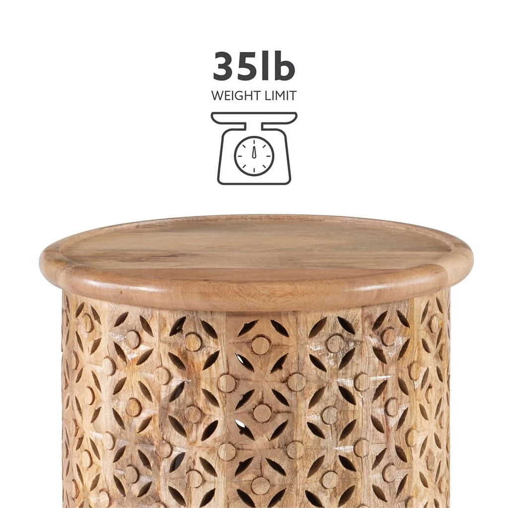 Mango Wood Side Table Z33677