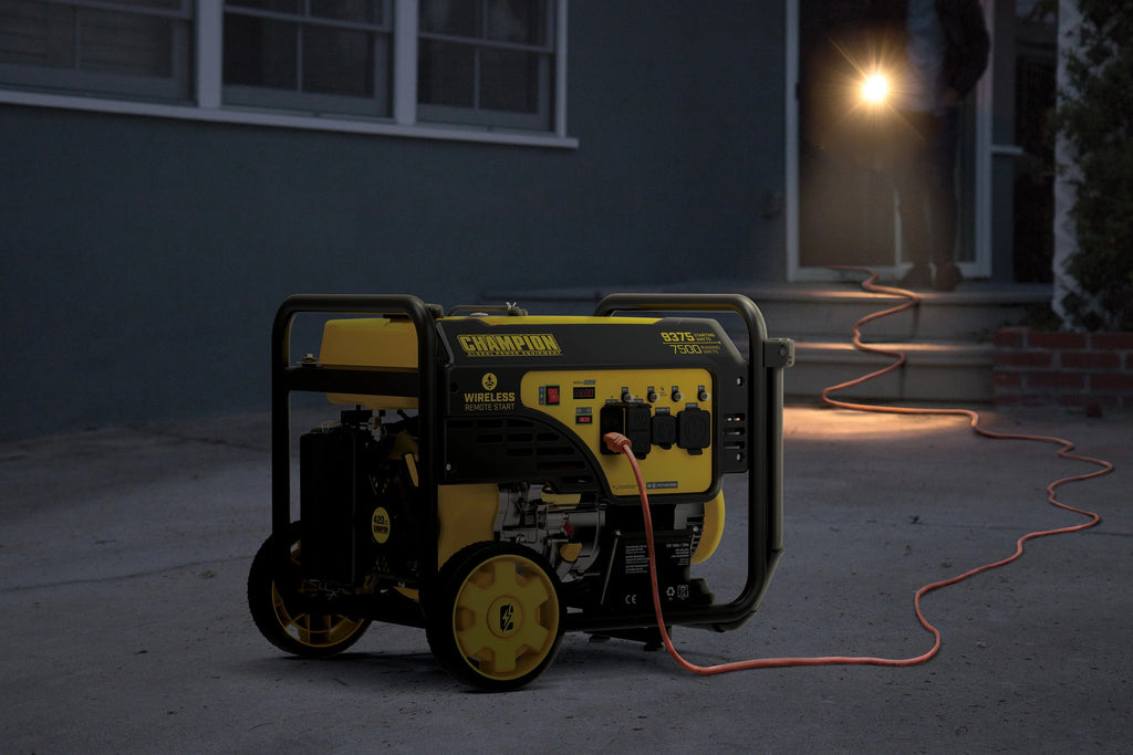9375/7500 Watts Portable Generator with Wireless Remote Start W7383