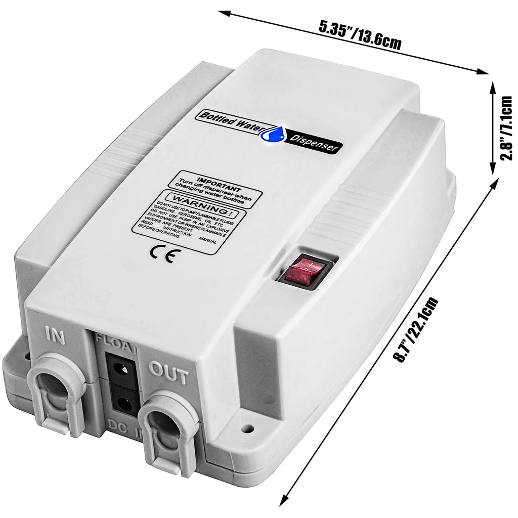 Bottled Water Dispensing System Single Inlet with AC/DC Adapter A138