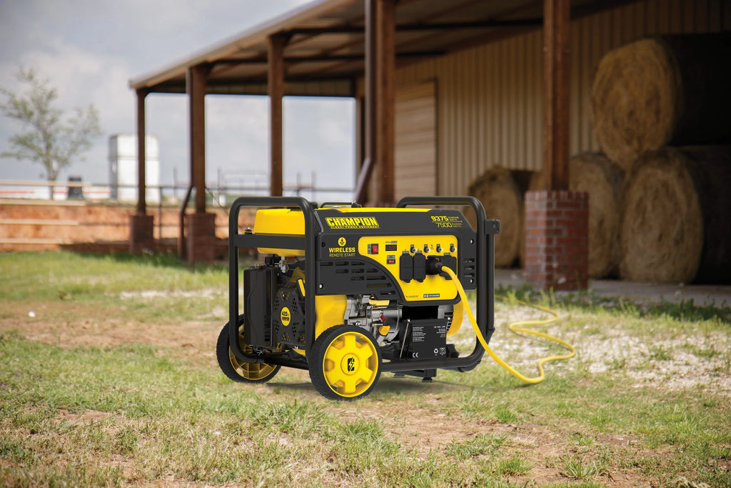 9375/7500 Watts Portable Generator with Wireless Remote Start W7383