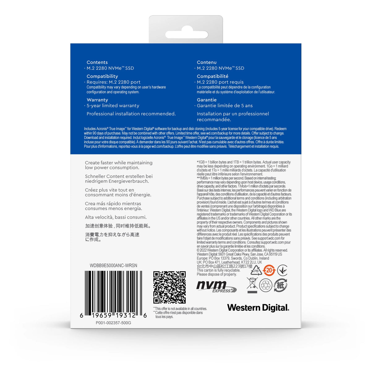 500GB NVMe SSD P131002