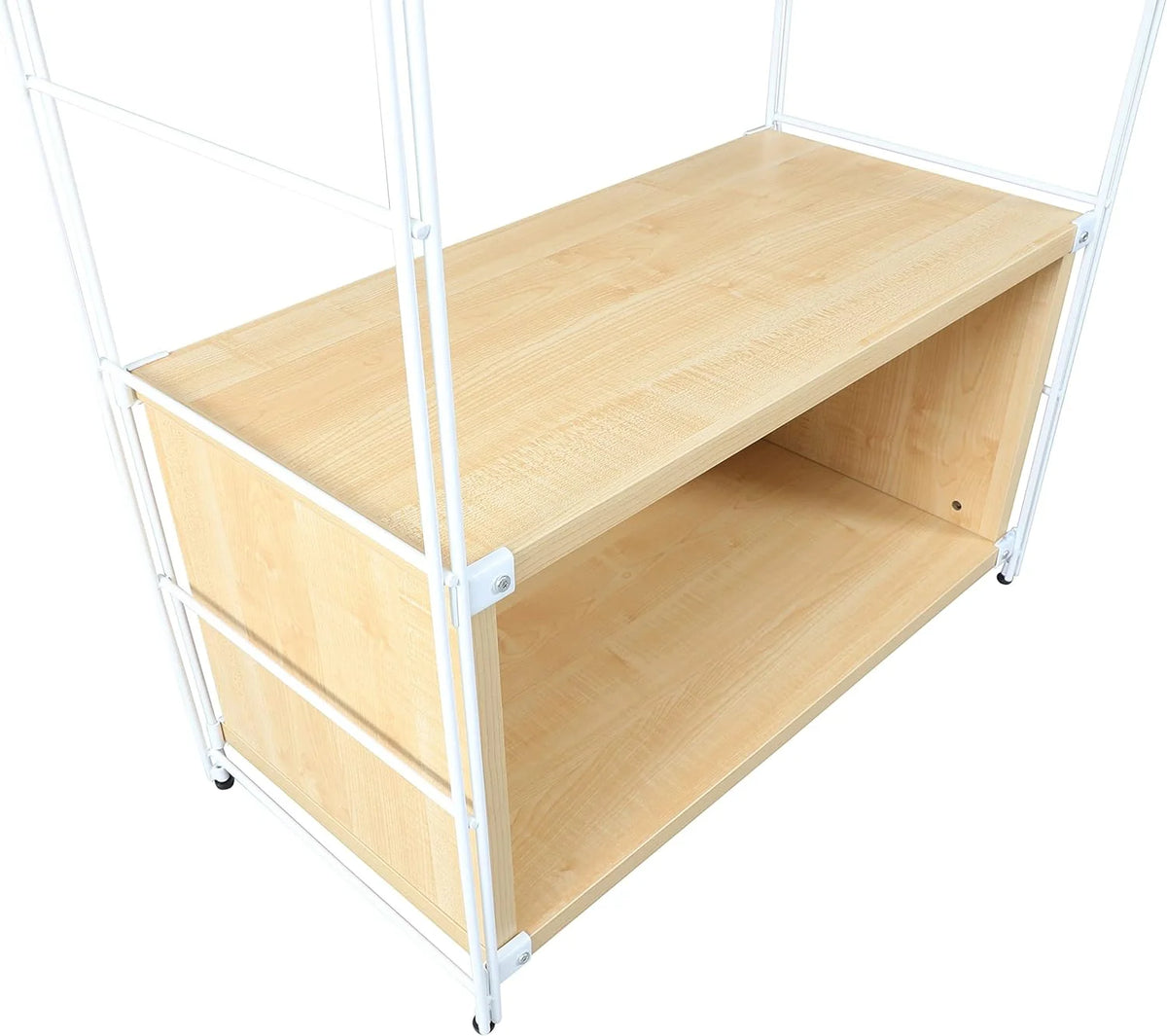 4 Shelves Bookcase with Steel Frame A504182