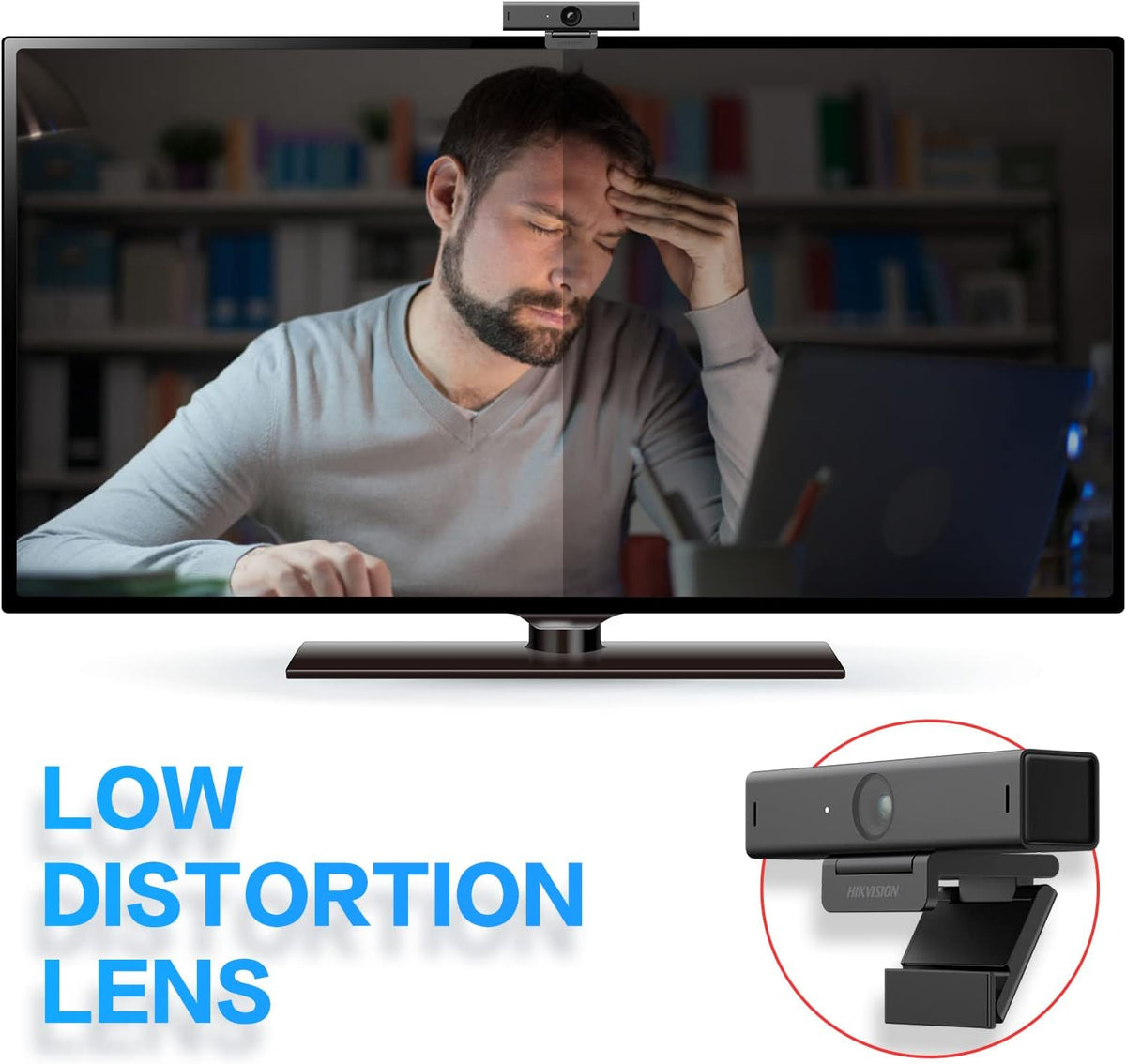 4K HD Webcam with Microphone, 30fps Autofocus F467