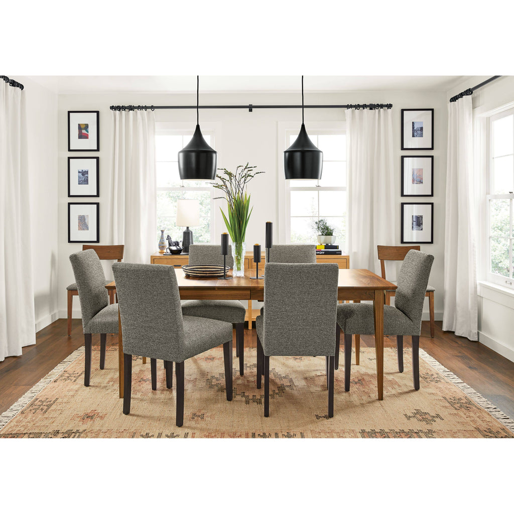 Modern Side Chair in Flint Terracotta with Charcoal Legs U4630