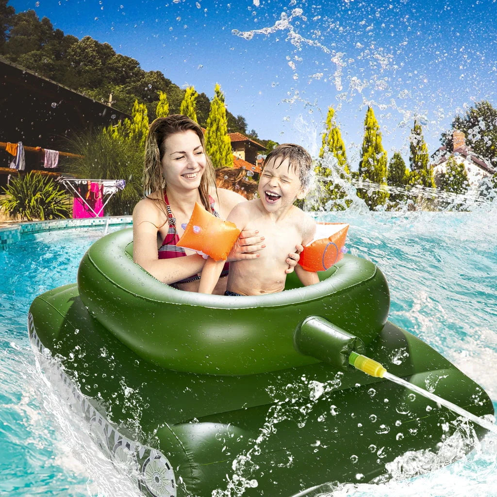 Inflatable Tank Pool Float with Water Cannon A140