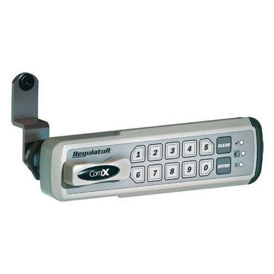Electronic Push Button Cabinet Lock 1 3/4 in Left Hand D27187