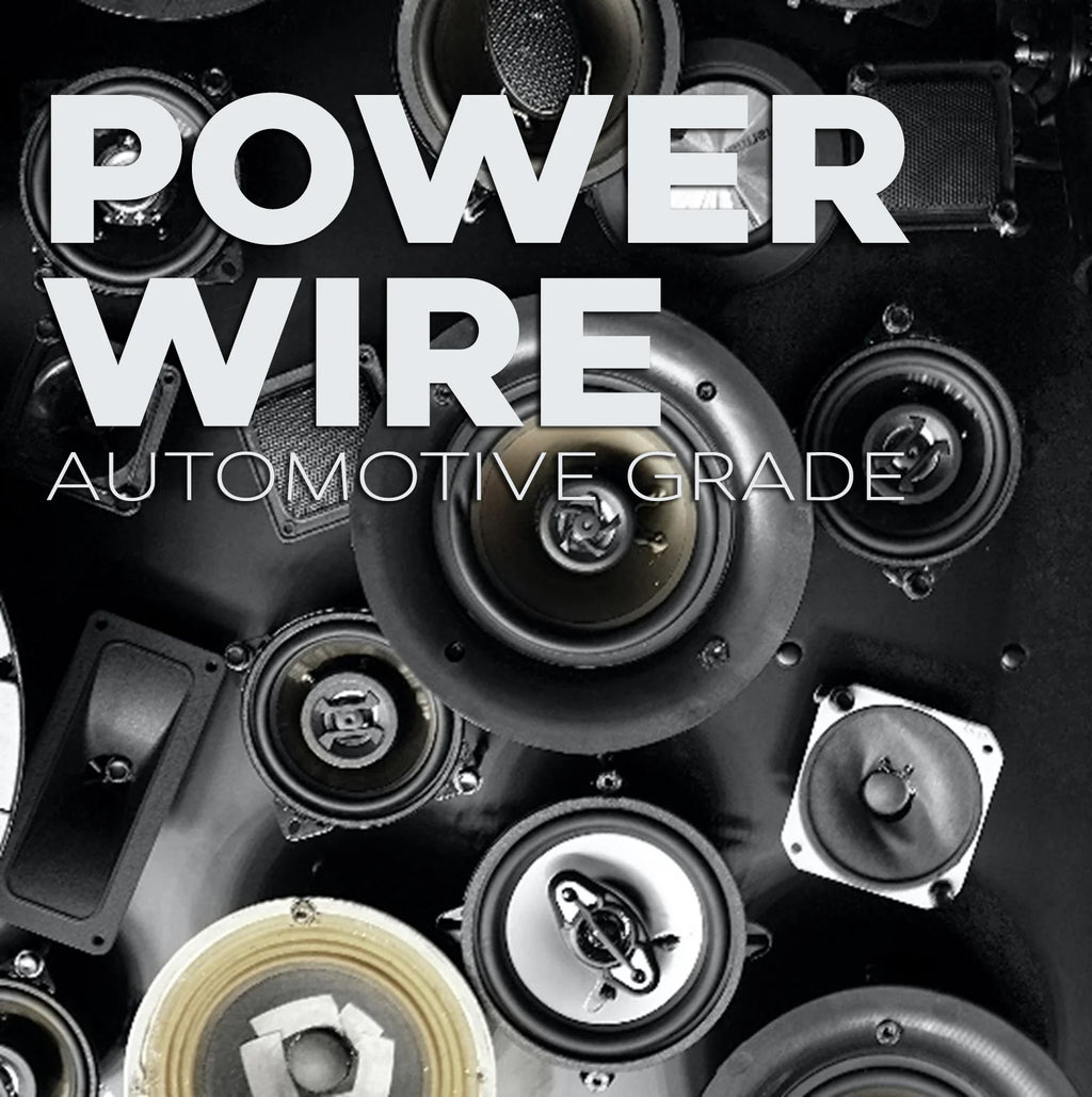 1/0Ga 25ft Black/Red Translucent Car Power/Ground Wire 50ft K619178