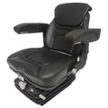 Black Vinyl Tractor Seat Assembly Kit R938