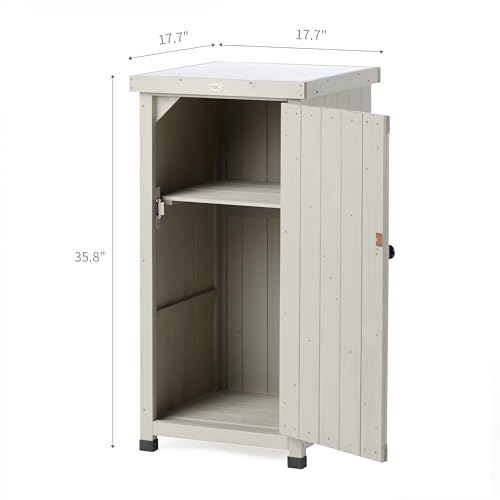 Outdoor Storage Cabinet with Shelves P89858