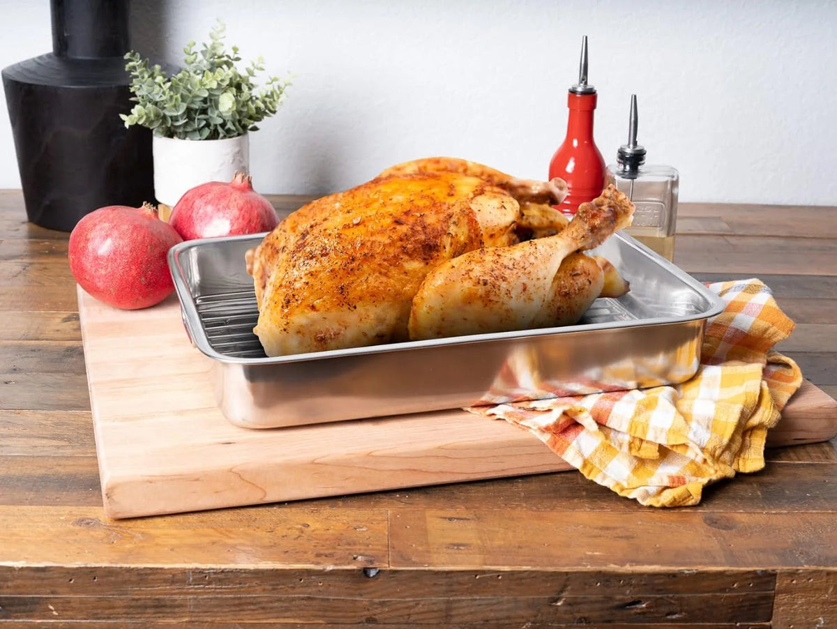16" Rectangular Stainless Steel Baking Tray O281410