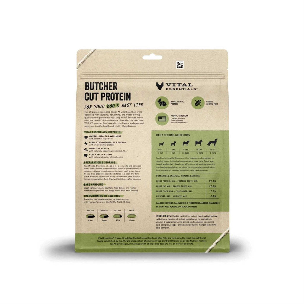 Freeze Dried Raw Rabbit Dog Food E7684