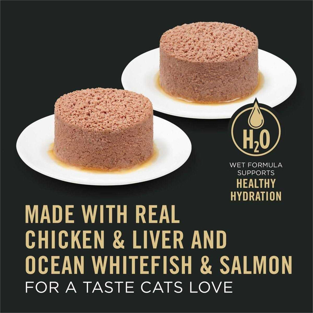 Grain-Free Chicken Liver Whitefish Salmon Variety Pack Wet Kitten Food X265