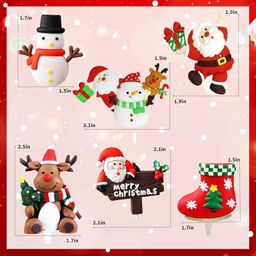 28 PCS Christmas Cake Decoration I969982