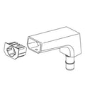 Black Stainless Pivotal Spout Assembly F260