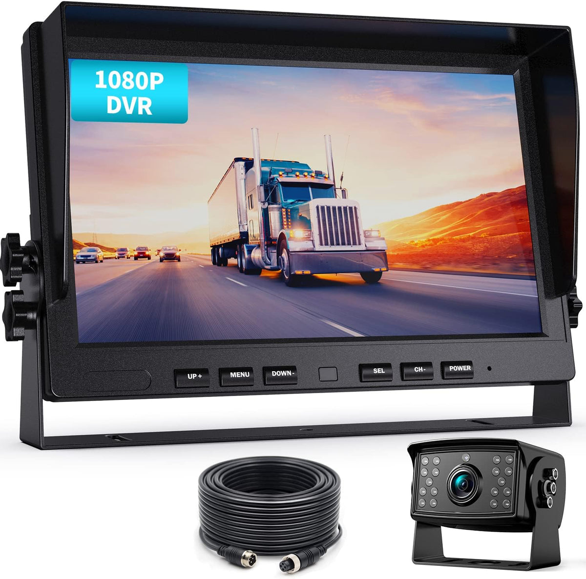 7 inch 1080P Wired Backup Camera System Kit A731300