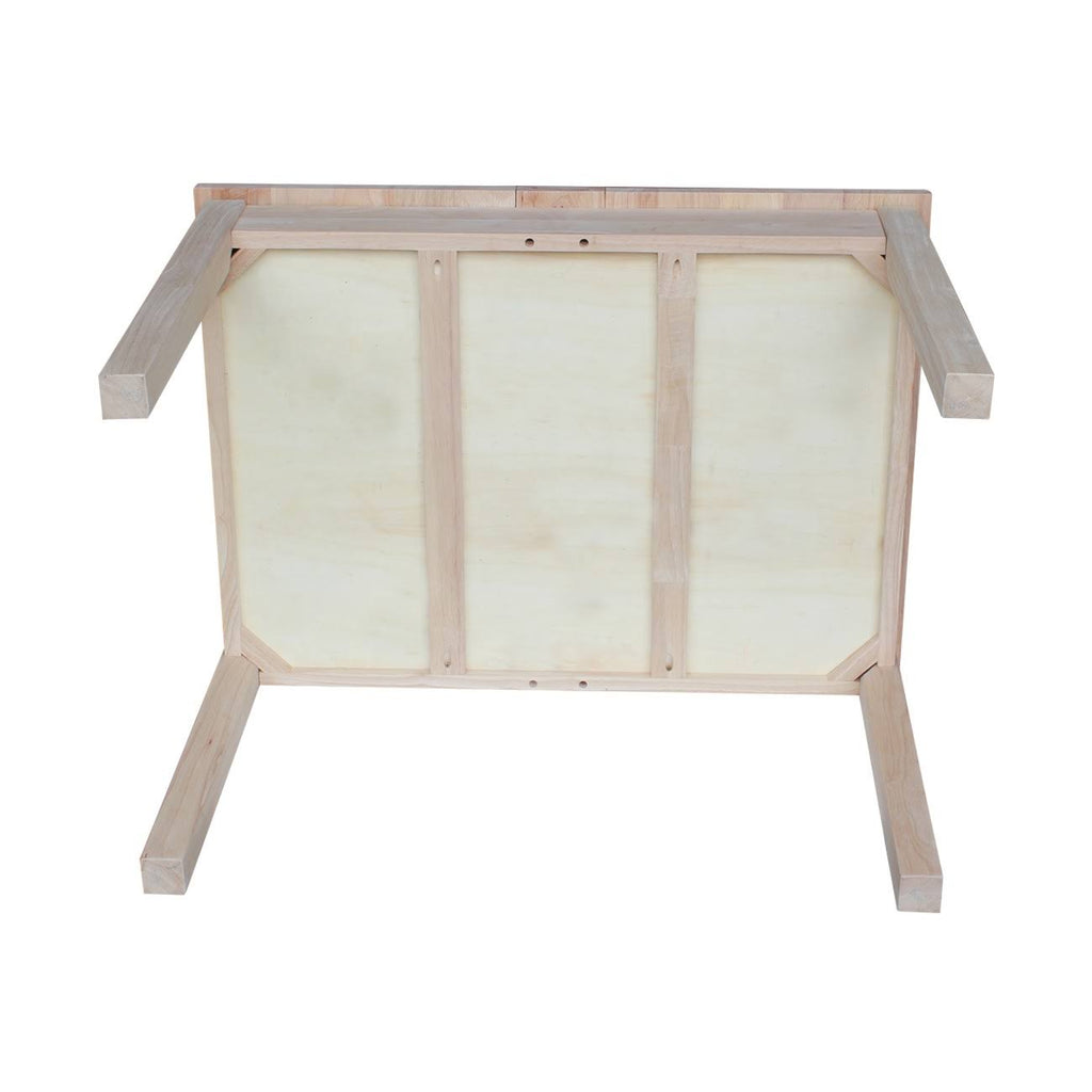 Unfinished Kids' Storage Table with Lift Top I112